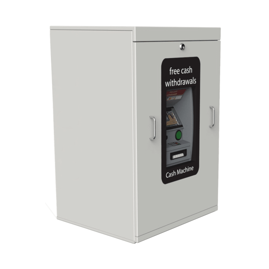 Associated Security Solutions – Telescopic ATM Enclosure -ATM Protection – –