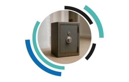 image of a rusty safe