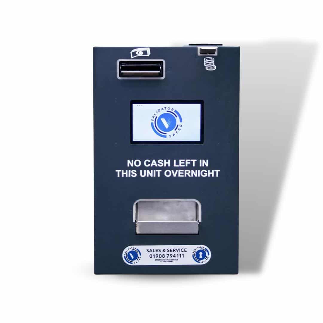 Validator CashPay cash recycler allowing customer deposits and instant change at point of sale