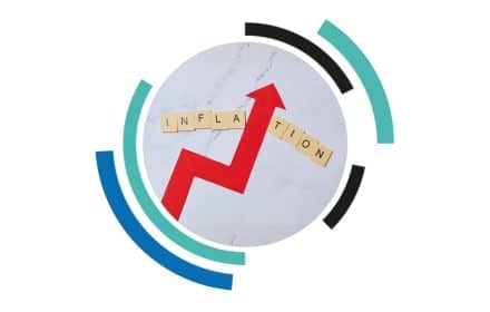 Arrow breaking through the word “Inflation,” symbolizing rising asset values and the need to update your insurance approved safe.