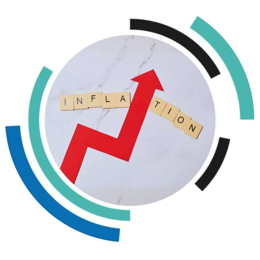 Arrow breaking through the word “Inflation,” symbolizing rising asset values and the need to update your insurance approved safe.