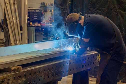 Fabrication in our UK workshop
